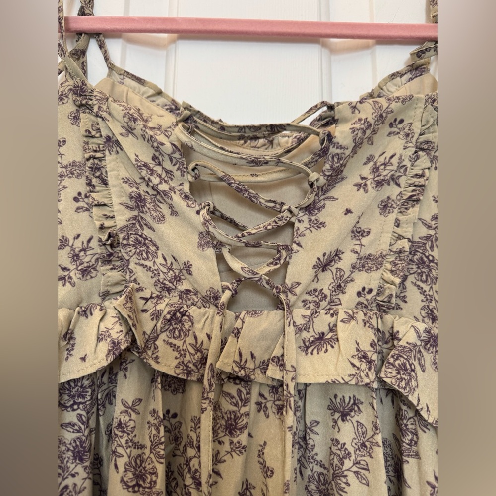 Storia Floral Print Women's Midi Dress - Picture 9 of 10